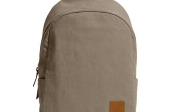 DailyObjects Pedal Everyday Casual Laptop Backpack (16L) Fits Upto 14 Inch Laptop, Unisex Travel Backpack Durable Canvas Material, Zippered Compartments With Pockets (Beige)