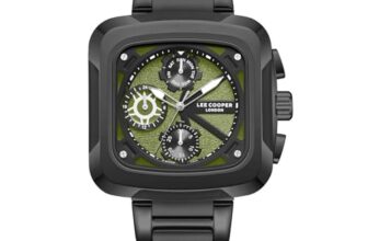 Lee Cooper Multifunction Gun Square Dial Men’s Watch – LC08013.070