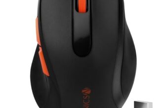 Zebronics Wireless Mouse, Dual Mode 2.4GHz + Bluetooth, Up to 1600 DPI, 6 Buttons, USB Nano Receiver, Ergonomic Design, Plug and Play (Curve)