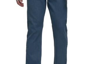 Highlander Men’s Low Rise Straight Jeans (PHJN000066_Light Blue_M)