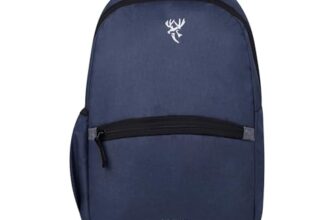 Spenz Saffron Mini Laptop Casual Backpack for Office School & College | Bag for Men & Women (Blue)