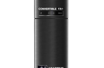 Whirlpool 411L 2 Star IntelliFresh Convertible Inverter Frost Free Double Door Refrigerator (IF INV CNV 455 Steel Onyx-Z, 2s)