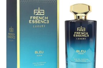 French Essence Bleu Men’s Luxury Perfume | Juniper & Musk Long Lasting Eau de Parfum | Bold Masculine Scent | 60 ml
