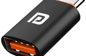 Portronics Bridge Y USB 3.0 to Type C OTG Adaptor, 10Gbps High Speed Data Transfer, Thunderbolt to USB Adapter, Compatible for All Type C Devices, Smartphone, Laptops, Tablets, Chargers, MacBook