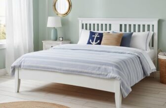 APRODZ Solid Wood Parma Queen Size Bed – Elegant and Stylish Bedroom Furniture Without Storage for a Modern Home (White Finish)