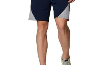 Amazon Brand – Symbol Men’s Sports Shorts I Quick to Dry (Running I Gym I Workout) (Iris Navy,Lt Mel_S)