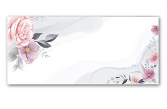 Mehta Envelope Mfg Co. Shagun Lifafa/Money Gift Envelope Digital Print in Pearl Finish 200 GSM Thick Paper Size : 18.41 x 8.25 cm (7.25 x 3.25 Inches) Pack of 10 SKU : ME#00970