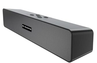E GATE C201 | 16W Bluetooth Sound bar Speaker, Dual Drivers + Dual Passive Radiators for Extra bass, Upto 12 Hr Playback, Call Function, Bluetooth 5.3, Aux, mSD, USB, FM & TWS (Grey) – eGate Soundbar