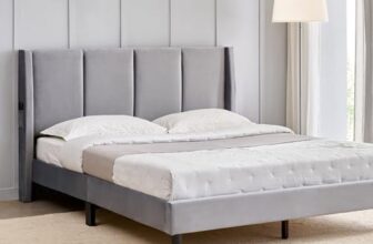 Home Centre | Helios – Bravo | Engineered Wood | Queen Beds | Grey | 1 Year Warranty