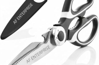 Multi Purpose Kitchen Scissors Premium Stainless Steel Heavy Duty Kitchen Shears with Bottle Opener | Food Scissors for Meat, Chicken, Seafood, Vegetables, Herbs & BBQ | Strong Grip Non-Slip Handle