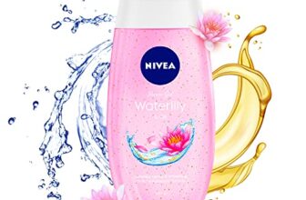 NIVEA Waterlily & Oil 250ml Body Wash| Shower Gel with Care Oil Pearls| Refreshing Scent of Waterlily Flower|Clean, Healthy & Moisturized Skin