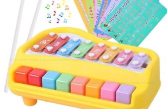 Toy Imagine Xylophone Musical Toy for Kids 8 Scale – Piano Keyboard for 1 Year Baby Boy Girl | Birthday Gift for Kids 6-12 Months | Educational Toy for Toddlers