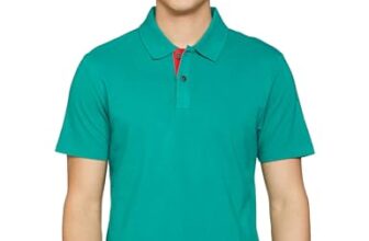 FYLTR Men’s Casual Polo T-Shirt with Contrast Placket (FYLAW23MP-005-Legion Teal-M)