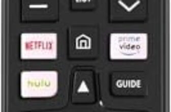 Samsun.g Compatible Samsung TV Remote Control Replacement | Universal for LCD LED OLED QLED UHD HD Plasma Smart Hub TVs | Hotkeys & Easy Setup | Black
