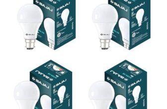 Bajaj Ivora Hb Led Lamp 9W Cdl Cool Daylight B22D|Energy Efficient|Environment Friendly|Ir,Uv Free|3.5 Kv Surge Protection|Led Bulb For Home|(Pack Of 4)|1 Yr Warranty
