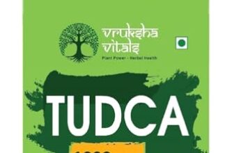 Vruksha Vitals TUDCA 1000 mg + 7 Herbs – 100 Tablets/Capsules for Liver Detox Supplement – Bile Salts as Liver Support Powder