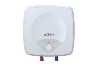 Symphony SELESTA Geyser 10 Litre Storage Water Heater | BEE 5 star Rating Energy Efficient | 2KW Heating Element | Titanium Pro Glassline Tank|Warranty: 7 Yr Tank, 3 Yr Heating element, 2 Yr Product.