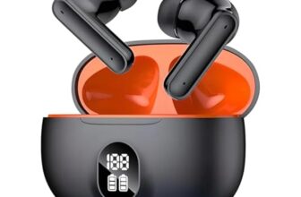 COREGENIX YOYO pods Gaming Earbuds with Compact Design. 30 Hours Playtime, Bluetooth 5.3 + ENC, 13mm HD BASS Drivers, IPX5 Sweat-Proof,Built-in Mic for Android & iOS