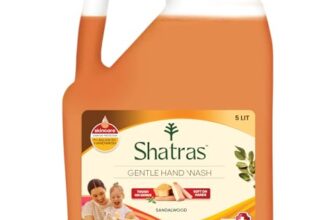 Shatras 5L-Hand Wash With Natural Goodness Of Sandalwood | 99.9% Germ Protection | Rich Lathering Formula With Anti-Bacterial Properties| Soft 0n Hands| Soothes & Hydrates Skin
