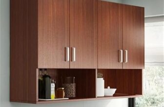 Spyder Craft Matte Finish EA116 Wall Mounted Kitchen Cabinet Multi-Purpose Cabinet for Kitchen |Living Room & Bedroom|Bathroom Organizer Color: Walnut-Brown || Assembly -DIY (Do-It-Yourself)