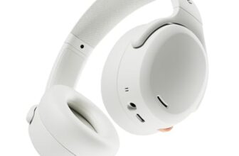 Skullcandy Crusher ANC 2 Wireless Bluetooth Over-Ear Headphones with Active Noise Cancellation, Adjustable Sensory Bass, 50Hr Battery, 40 mm Drivers, Multipoint Pairing, Built-in Mic-Bone