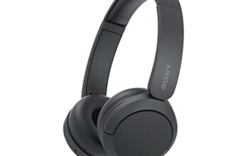 Sony WH-CH520 Wireless Bluetooth Headphones On Ear with Mic, Up to 50Hrs Battery, Quick Charge, DSEE Upscale, Multipoint Connectivity, Voice Assistant, Customized EQ-Black