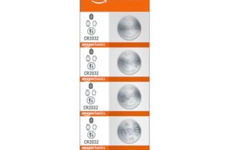 Amazon Basics Long-Lasting CR2032 Lithium Coin Batteries | 3V Voltage | Versatile Applications (Pack of 5)