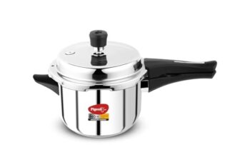 Pigeon By Stovekraft Inox Stainless Steel Pressure Cooker, 3 Liter|Induction and Gas Stove Compatible