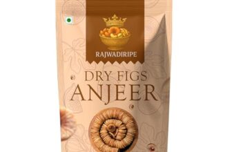RAJWADIRIPE Dry Figs (Anjeer) | Soft Natural Dried Anjeer | Fiber Rich Healthy Dry Fruit Snack | Suitable For Milkshakes Desserts Fasting & Daily Nutrition | Ready To Eat Figs (1kg)