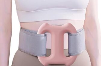 Electric Belly Fat Burner Belt with Handheld Fascia Ring – Wearable Vibration Body Shaper with Heat, Adjustable Strap, Digital Display & USB Charging for Waist, Abdomen, Back Fitness Use