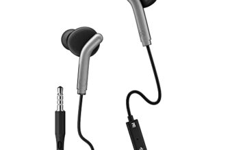 ZEBRONICS Bro in Ear Wired Earphones with Mic, 3.5mm Audio Jack, 10mm Drivers, Phone/Tablet Compatible (Black)