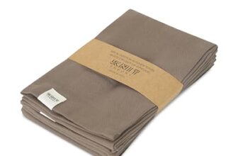 Knit Theory Cloth for Cooking | Cotton Hand Towel for Drying Dishes | 70×45 cm Tea Towels | Highly Absorbent for Cleaning & Quick Drying of Plates| Kitchen Towel (Set of 4 Pieces), KTKT012