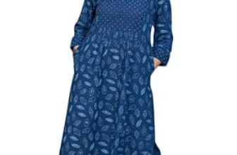 FABNEX Kurta Set for Women | Women Kurta Sets Pant Kurtis (K-53-Blue-M)