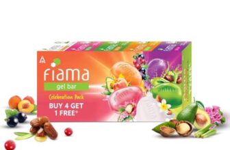 Fiama Gel Bar Celebration Pack with 5 unique Gel Bars, 125g (Buy 4 get 1 Free)