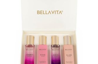 Bella Vita Luxury | Perfume Gift Set for Women 4x20ml | Gifts for Woman | Perfume for Woman | Date, Senorita, Glam, Rose Long Lasting EDP | Floral & Fruity Premium Fragrance