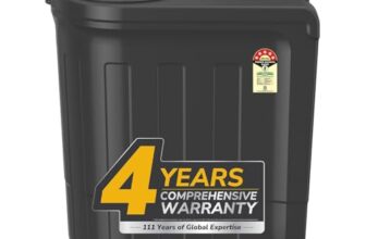 Whirlpool 7.0 Kg 5 Star MAGIC CLEAN Semi-Automatic Top Loading Washing Machine (MAGIC CLEAN RYL SRS 7.0 GREY DAZZLE (5YR), 4 Year Comprehensive Warranty, 1400 RPM Motor, 5 Year Motor Warranty)