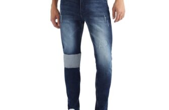 Campus Sutra Men’s Regular Jeans (CBSSSM23_CSMSSJEAN1039_Blue
