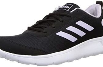 adidas Womens Clear Factor W CBLACK/PRPTNT Sneaker – 4 UK (EX2043)