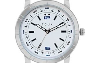 FCUK Analog White Dial Watch for Men – FK00012E