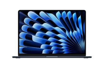 Apple 2026 MacBook Air 15″ Laptop with M5 chip: AI and Apple Intelligence, 38.91 cm (15.3″) Liquid Retina Display, 16GB Unified Memory, 512GB SSD Storage, 12MP Center Stage Camera, Touch ID; Midnight