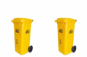 ARISTO Wheel Garbage Dustbin 120 LTR – Yellow Pack of 2