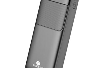 Kratos Legend Champ Power Bank 20000mAh, Fast Charging 22.5W, Triple Output,USB Type C &Dual USB Port, PD Powerbank for iPhone, Android & Other Phones, BIS Certified,1year Warranty, Black