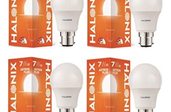 Halonix Photon Plus Base B22 7w LED Bulb (Pack of 4, Warm White)