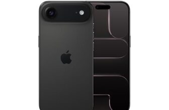 Apple iPhone Air 1 TB: Thinnest iPhone Ever, 16.63 cm (6.5″) Display with Promotion up to 120Hz, Powerful A19 Pro Chip, Center Stage Front Camera, All-Day Battery Life; Space Black