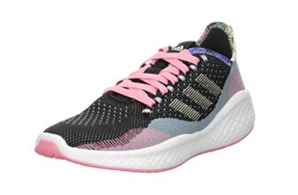 Adidas Womens Fluidflow 2.0 CBLACK/BLIORA/BLIPNK Sneaker – 4 UK (GX7290)