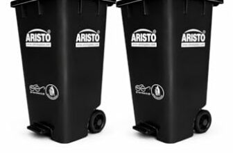 SIGNORA WARE Plastic 7 Liters Modern Lightweight Pedal Dustbin/Thrash Can Dustbins With Lid For Home/Non Garbage Smell/Unbreakable Single Mould/Heavy Duty Kitchen Bedroom Bathroom (7Ltr Brown),1 Count