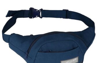 F Gear Touche Navy Canvas 4L Waist Bag
