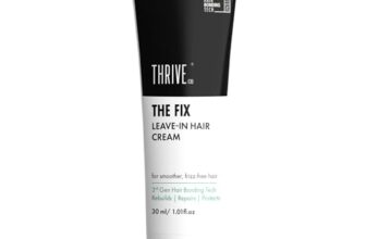 ThriveCo The Fix Leave-in Hair Cream For Smoother, Shiny & Frizz-Free Hair | For Daily Use | With HYAPLEX™ | Rebuilds, Repairs And Protects Heat, Chemical & Color Damaged Hair | For Men & Women | 30ml