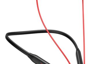 Kratos N4 Bluetooth Neckband with 52H Playtime, Deep Bass, Stereo Sound, HD Calls, Magnetic Earbuds, Type-C Fast Charging, Rich Audio, Hollow Switch for Comfort & Style