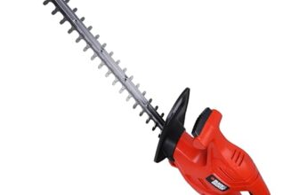 BLACK+DECKER GT4245-B1 Corded 420W Hedge Trimmer, 45cm Blade Length, 6 Metre Cord Length, 2.1 Kg, Cut Small Branches upto 16mm (0.6 in) Diameter, 2-Handed Safe-Start Switch, 1 Yr Manufacturer Warranty